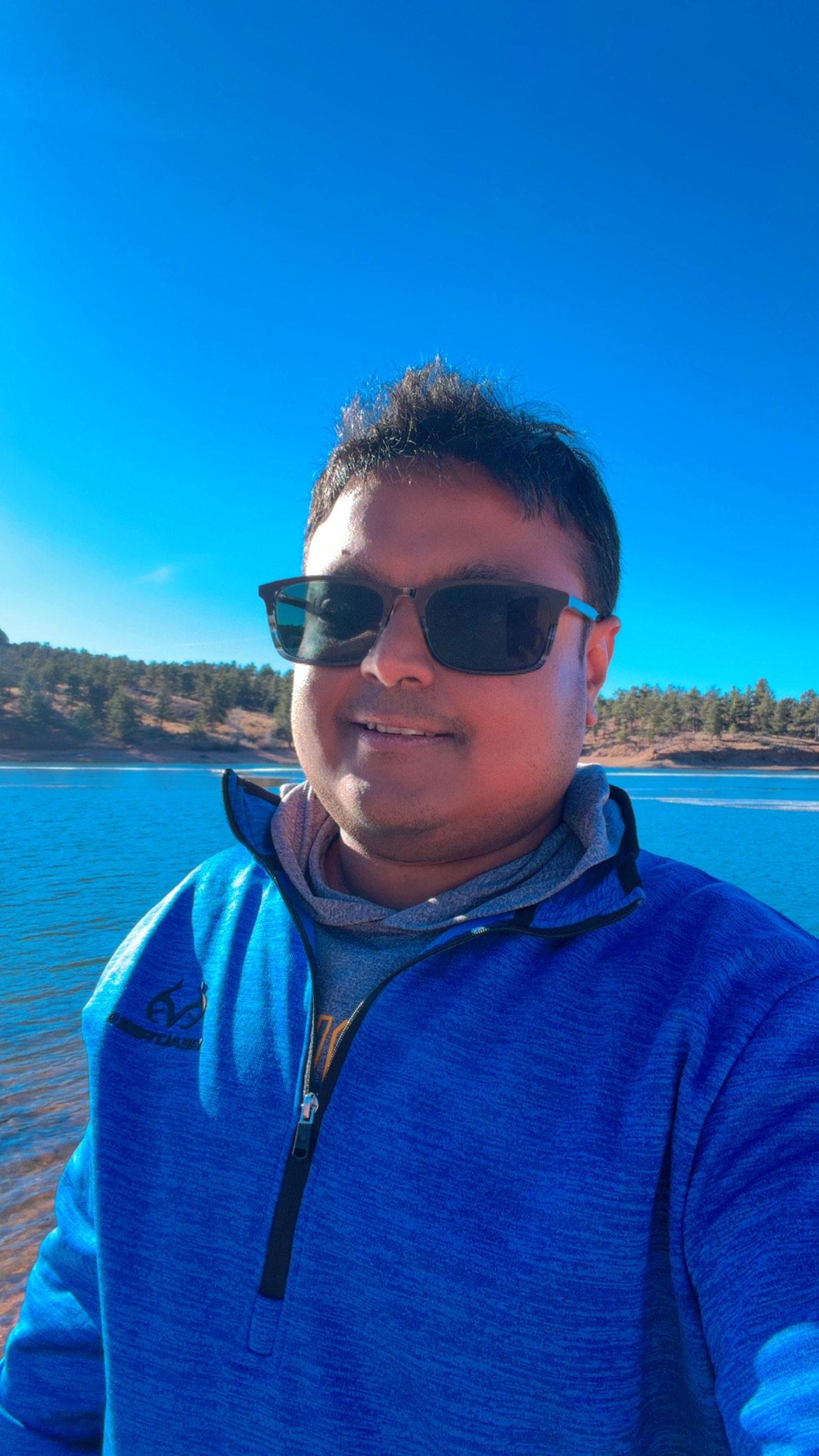 Win by a Wyoming reservoir