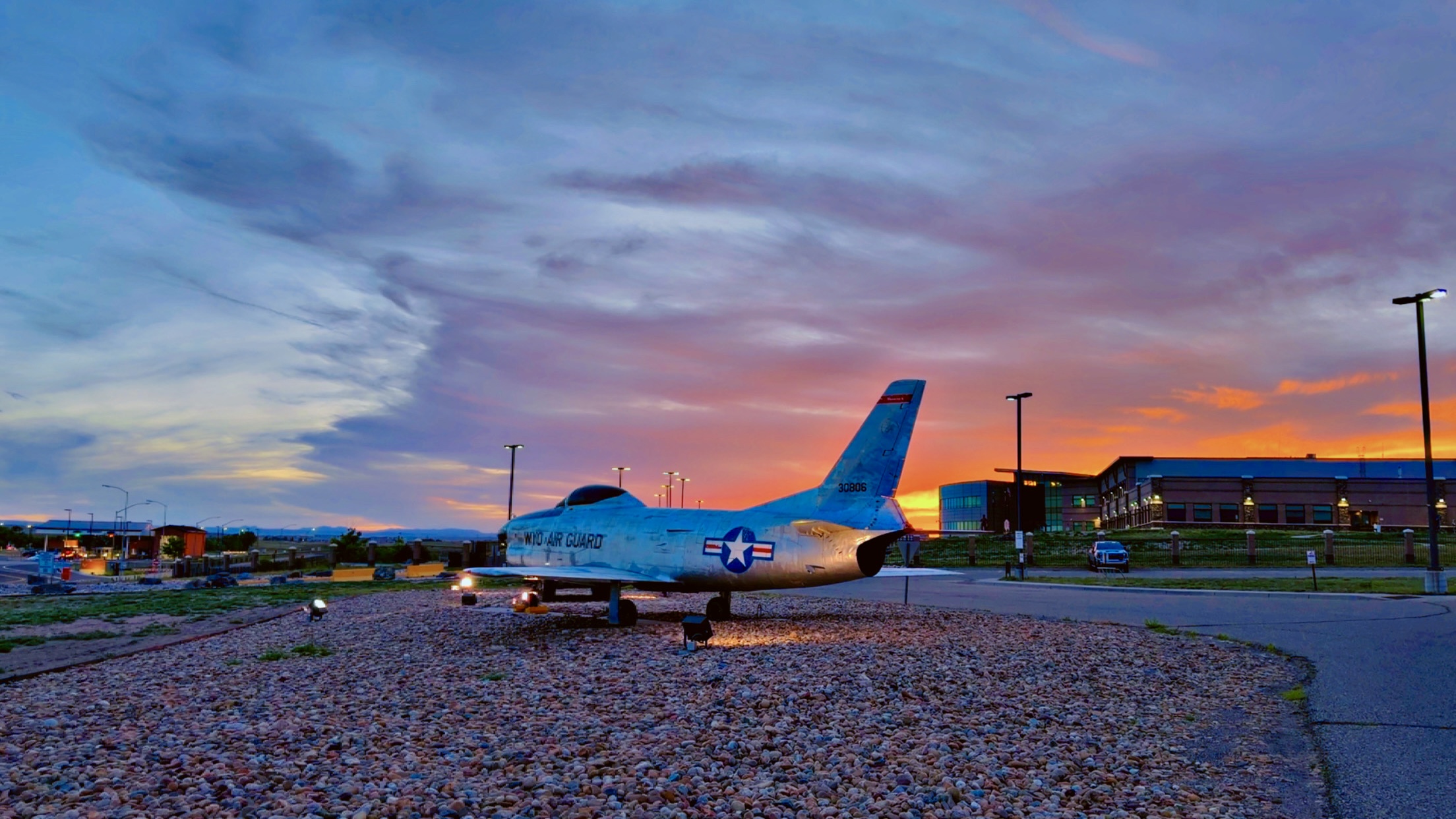 Sunset over Cokeville, Wyoming